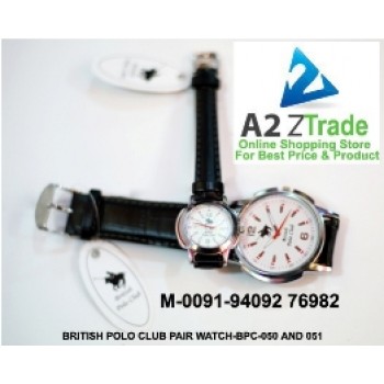British Polo Club Pair Watch, Gents & Ladies Watch -BPC-050 And BPC-051,Seen On TV,